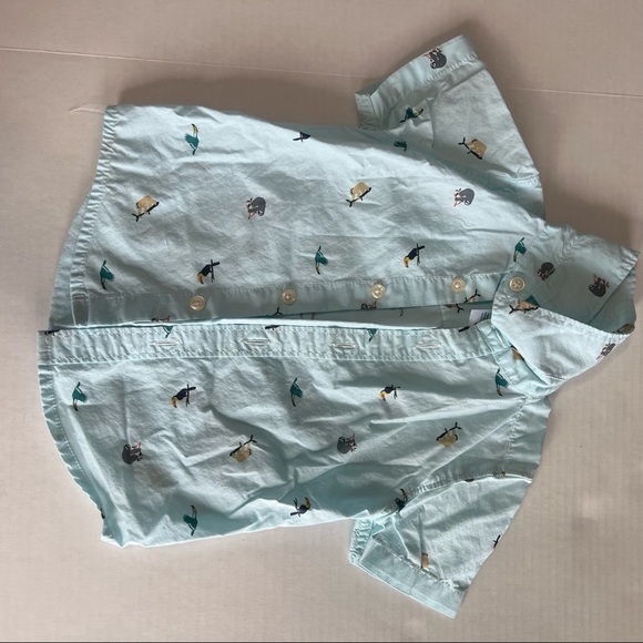 carters short sleeve shirt for baby boy size 12 months - Picture 2 of 6